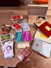 Job lot of Vintage Card packs x12 including Bridge and Bezique