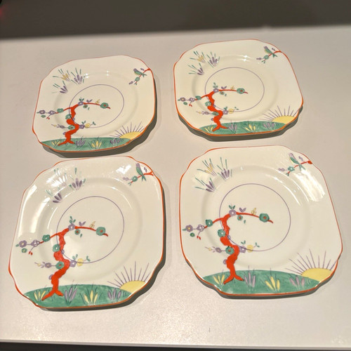 Fenton square ceramic - fenton, plates
