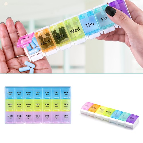 Weekly pill box - pill, 7