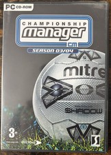 Championship Manager Season 03/04 PC CD-ROM with Manual
