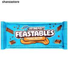 MrBeast Feastables Chocolate Bars Milk Chocolate & Peanut Butter 60g Fresh Stock