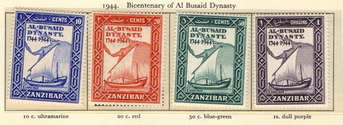 Zanzibar 1944 mint - 1944,