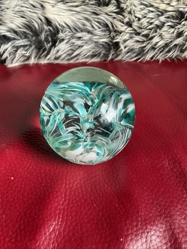 Liskeard glass paperweight - glass,