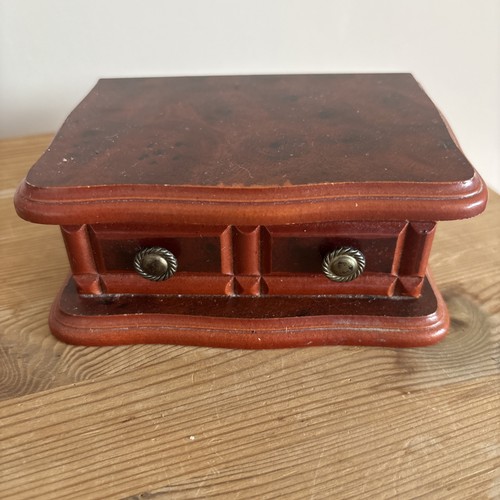 Small wooden chest jewellery - chest,