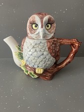 Vintage Owl Teapot, Hand