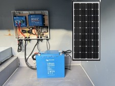 Victron 150w Solar Panel Kit + SMART battery Camper Van Caravan Boat FULL KIT