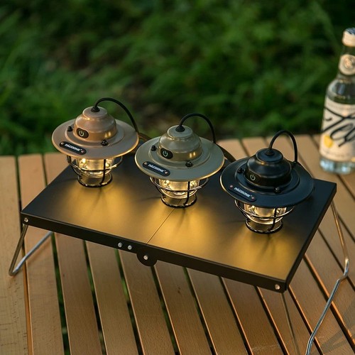 Retro camping lantern portable - retro,