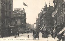 London. Holborn. Corner of Kingsway # 376 by LL/Levy. B&W. Underground Station.