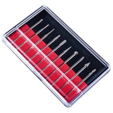 10Pc DIAMOND BURR DRILL BIT