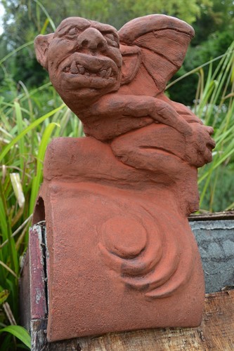 Mooning gargoyle decorative - mooning,
