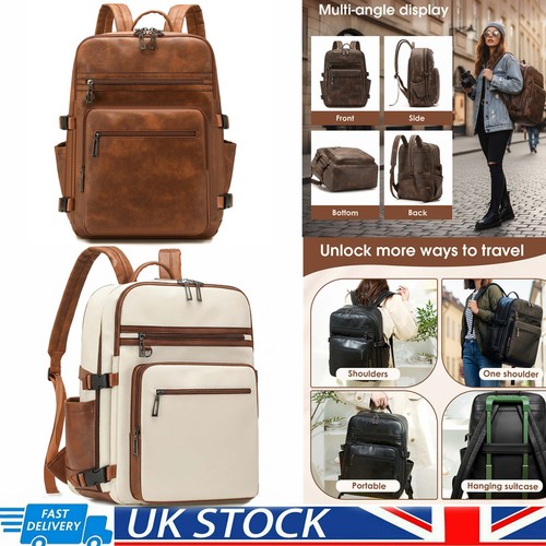 Leather bag backpack 24l - backpack,