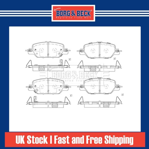 Brake pads set - pads, cr-v