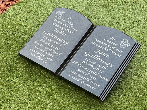 Personalised memorial stone - memorial,
