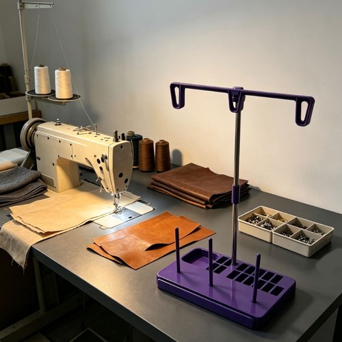 Thread rack stand - with, three