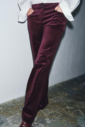 Zara woman collection burgundy - woman,