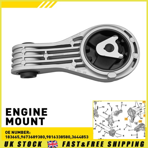 Right upper engine mount - right,