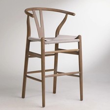 Set of 3 Wishbone Bar Stools