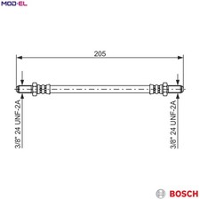 BRAKE HOSE 1 987 476 575 FOR