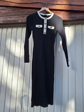 karen millen knit  bodycon midi dress size large NWOTAGS