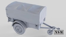WWII US Ben Hur 1-Ton Trailer Various Scales Historical Wargaming
