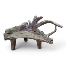 Rustic Solid Wood Garden Bench