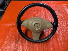 MERCEDES CLS W219 STEERING WHEEL LEATHER BLACK AND CREAM