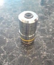 Meiji Plan 10x 0.25 F200 Wo 7.3 Microscope Objective