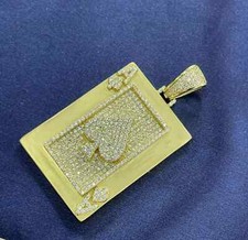 14K Yellow Gold Finish Diamond