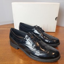 GEOX Agata Brogue School Shoes