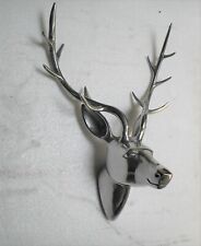 Metal Wall Mount Deer Head 16 inches Stag Head Antelope Buck .