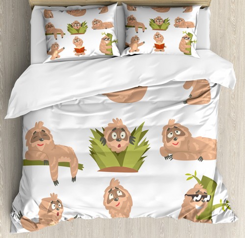 Sloth duvet cover set - duvet,