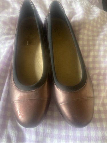 Ladies clarks bronze - k,