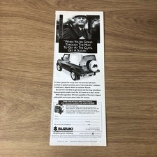 GUNS164 MAGAZINE ADVERT 12X5 SUZUKI LONG WHEELBASE SAMURAI