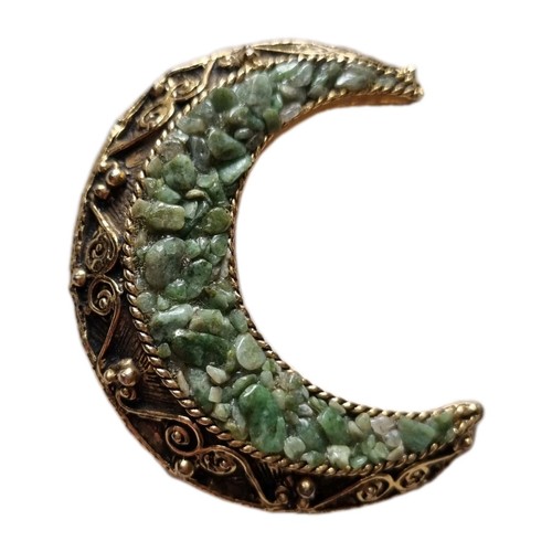 Large vintage statement gold - vintage,