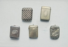 Antique Silver Plated Vesta