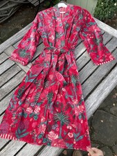 Indian Velvet Kimono Dressing