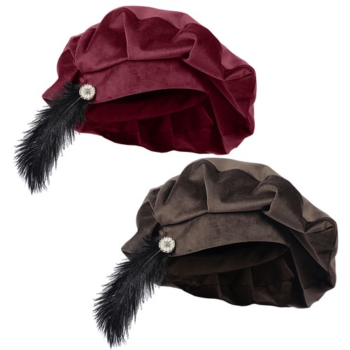 Medieval unisex beret hat - unisex,