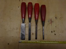 4 X FOOTPRINT FIRMER CHISELS