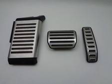 Genuine Audi Q7 V12 4L Pedal Caps Brake Pedal Accelerator Footrest 4L1864777D Aluminium