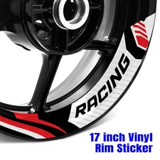 For Aprilia TUONO 1000 R 03-11 10 Wheel Inner Rim Stickers 17" Racing Red S13