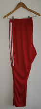 Adidas - Mens Red Track Bottom. 3XL(42in/31in). New, Unworn, No Tags.