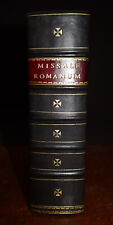 1627 Missale Romanum Pii V. Pon. Max. iussu editum, ET Clementis VIII 10 Plates