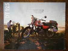 YAMAHA DT125 DT125B DT 125 125B B NOS OEM DEALER'S SALES SHEET BROCHURE