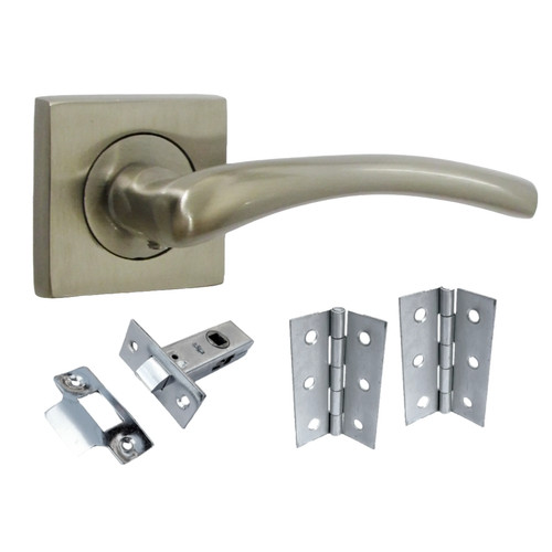Zena door handle satin - door,