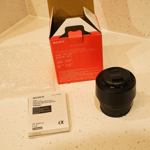 Sony 50mm 8 excellent - fe, f/1.8