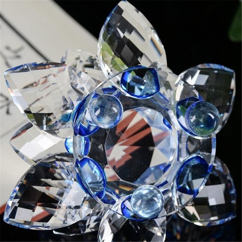Crystal flower ornaments home - crystal,
