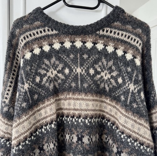 Vintage aztec nordic wool - vintage,