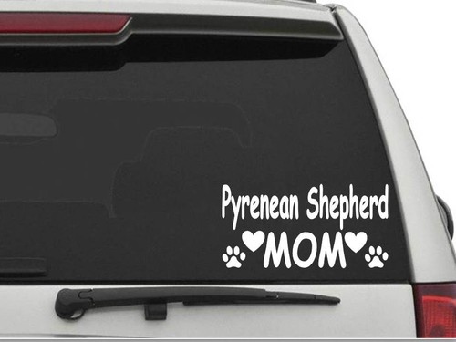 Pyrenean shepherd mom - shepherd, decal