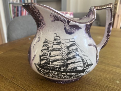 Antique pottery jug 19th - antique,