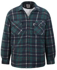 MENS PADDED SHIRT FUR LINED